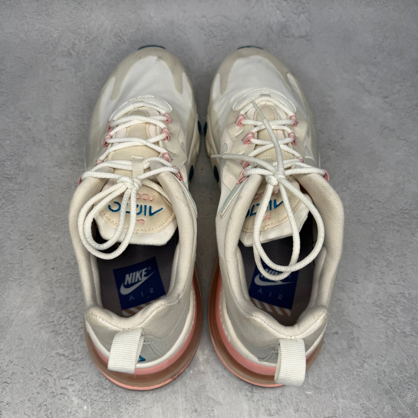 Nike Air Max 270 React American Modern Art *pre - owned* SIZE 12 - Kicks Collective PA - Nike - AO4971-100 - Men's Shoes - 12M/13.5W - Pre - Owned - No Box