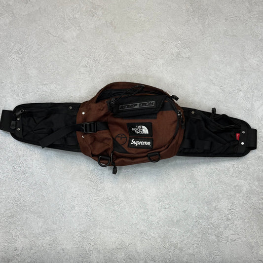 Supreme The North Face Steep Tech Waist Bag Brown *pre-owned*