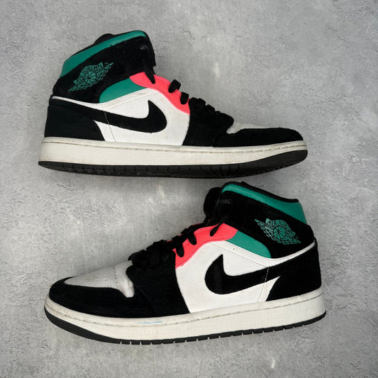 Jordan 1 Mid SE South Beach *pre - owned* SIZE 9 - Kicks Collective PA - Jordan - 852542-116 - Men's Shoes - 9M/10.5W - Pre - Owned - No Box