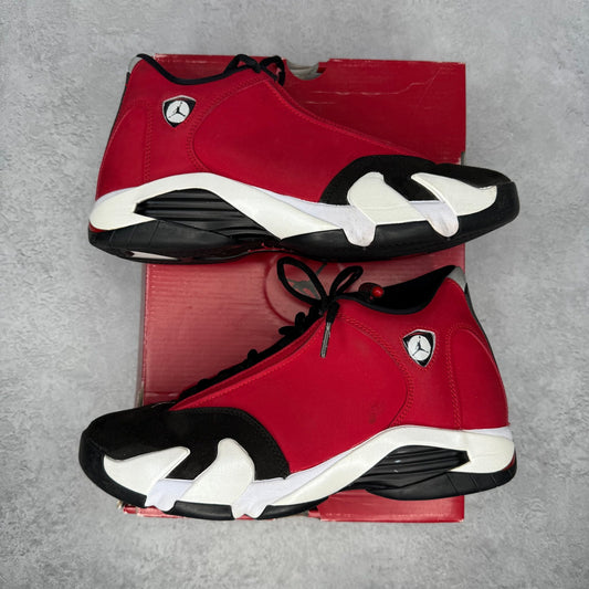 Jordan 14 Retro Gym Red Toro *pre - owned* SIZE 8 - Kicks Collective PA - Jordan - 487471-006 - Men's Shoes - 8M/9.5W - Pre - Owned