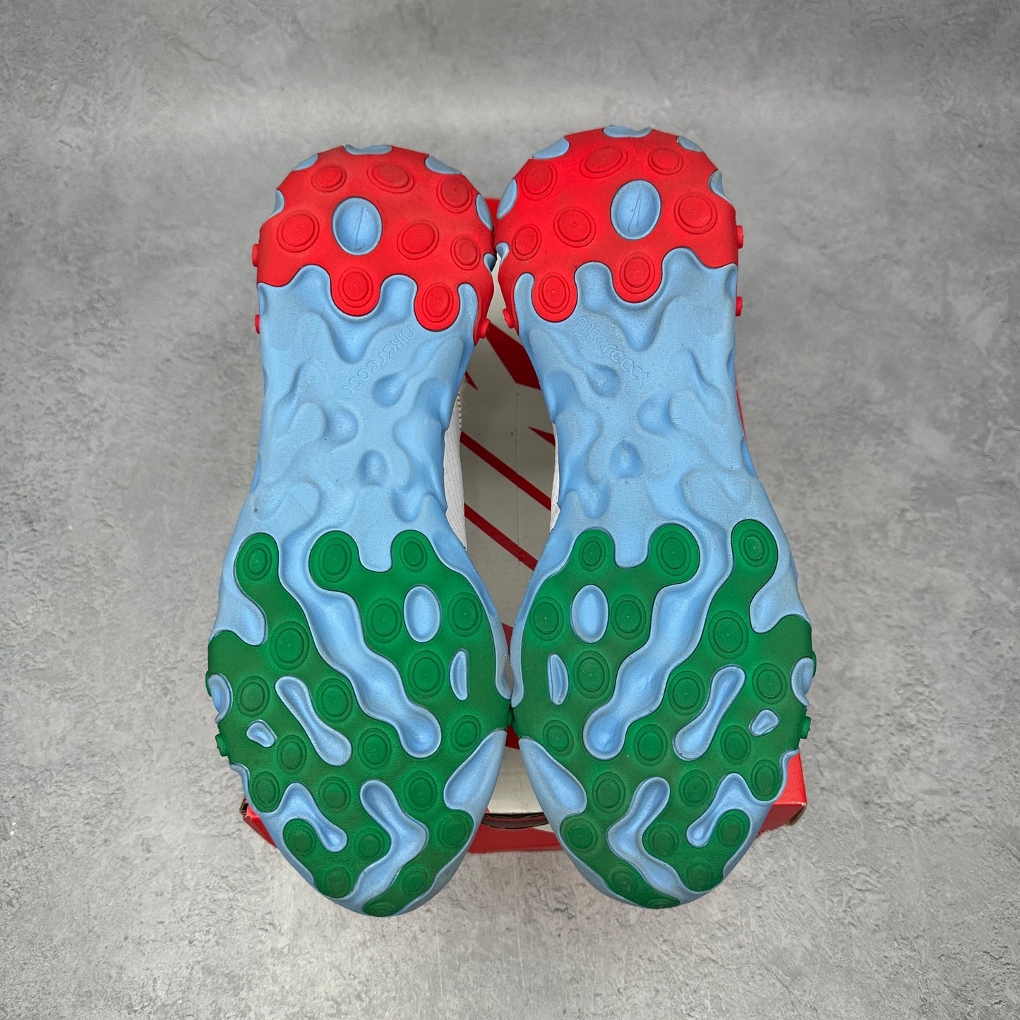 Nike React Element 55 Guava Ice Vast Grey Lucid Green *pre-owned* SIZE 10.5