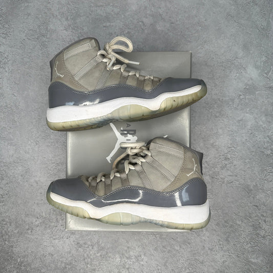 Jordan 11 Retro Cool Grey (2021) (GS) *pre - owned* SIZE 4.5Y - Kicks Collective PA - Jordan - 378038 - 005 - Men's Shoes - 4.5M/6W - Pre - Owned