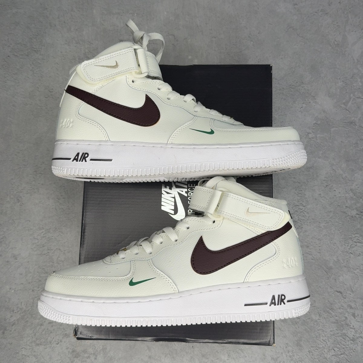 Nike Air Force 1 Mid '07 LV8 40th Anniversary Sail Brown Basalt 8.5 (Pre-Owned) - Kicks Collective PA - Nike - DR9513-100-8.5-PO-1 - Pre-Owned Sneakers - 8.5M / 10W