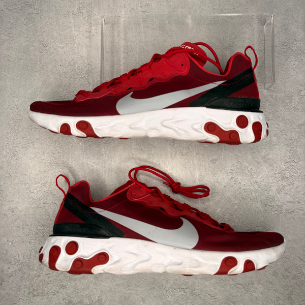 Nike React Element 55 Gym Red *pre-owned* SIZE 12