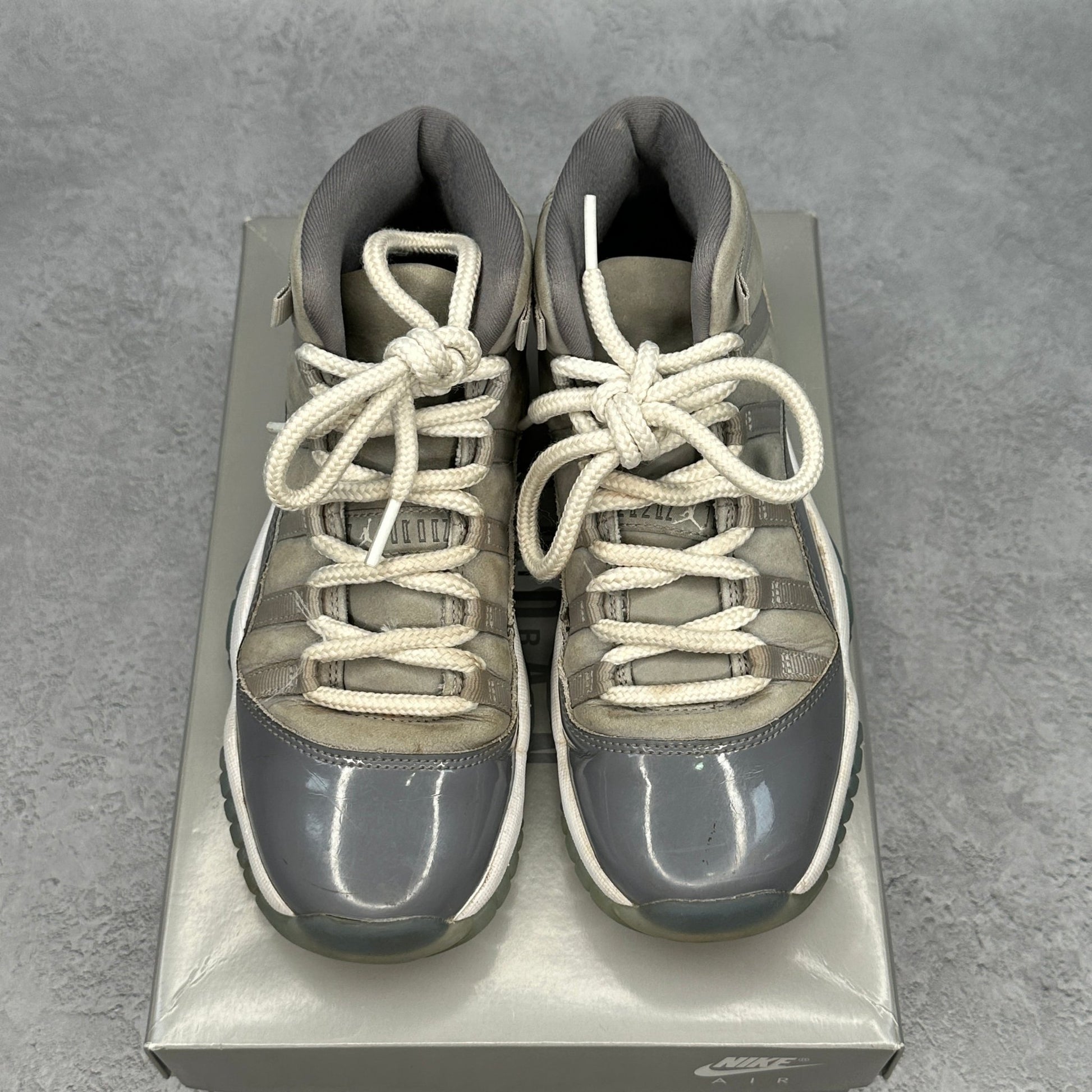 Jordan 11 Retro Cool Grey (2021) (GS) *pre - owned* SIZE 4.5Y - Kicks Collective PA - Jordan - 378038 - 005 - Men's Shoes - 4.5M/6W - Pre - Owned