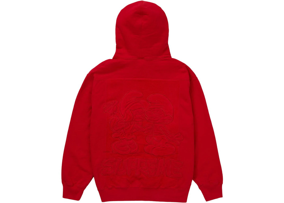 Supreme Smurfs Hooded Sweatshirt Red - Kicks Collective PA - Supreme - SUPREME-FFENLKI1 - Apparel - L - Brand New