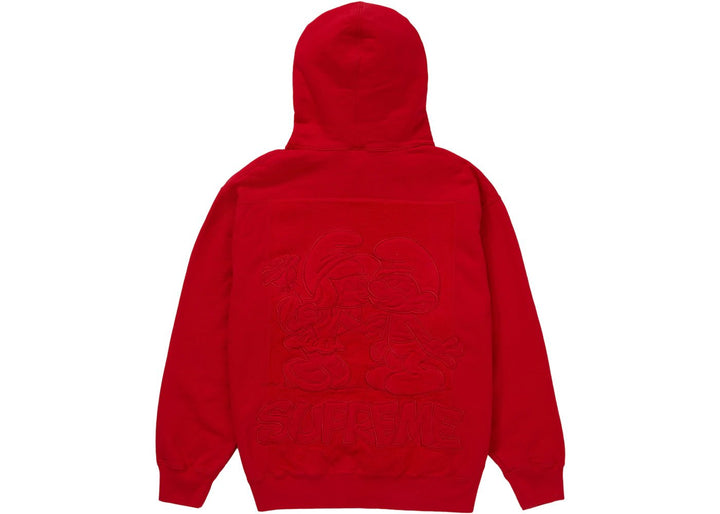 Supreme Smurfs Hooded Sweatshirt Red - Kicks Collective PA - Supreme - SUPREME-FFENLKI1 - Apparel - L - Brand New