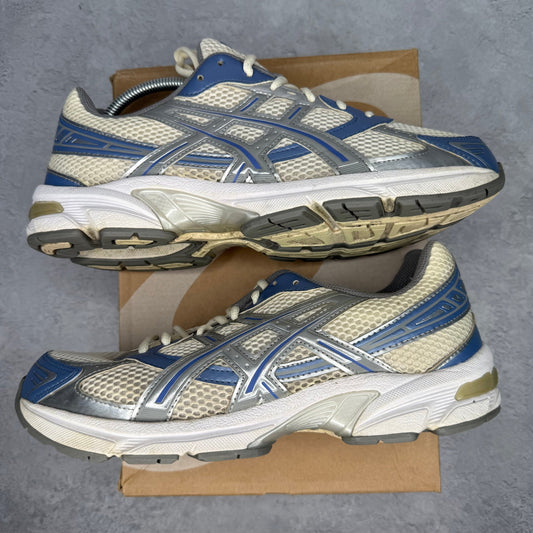 ASICS Gel - 1130 Cream Blueberry *pre - owned* SIZE 9.5 - Kicks Collective PA - ASICS - 1203A609 - 101 - Men's Shoes - 9.5M/11W - Pre - Owned