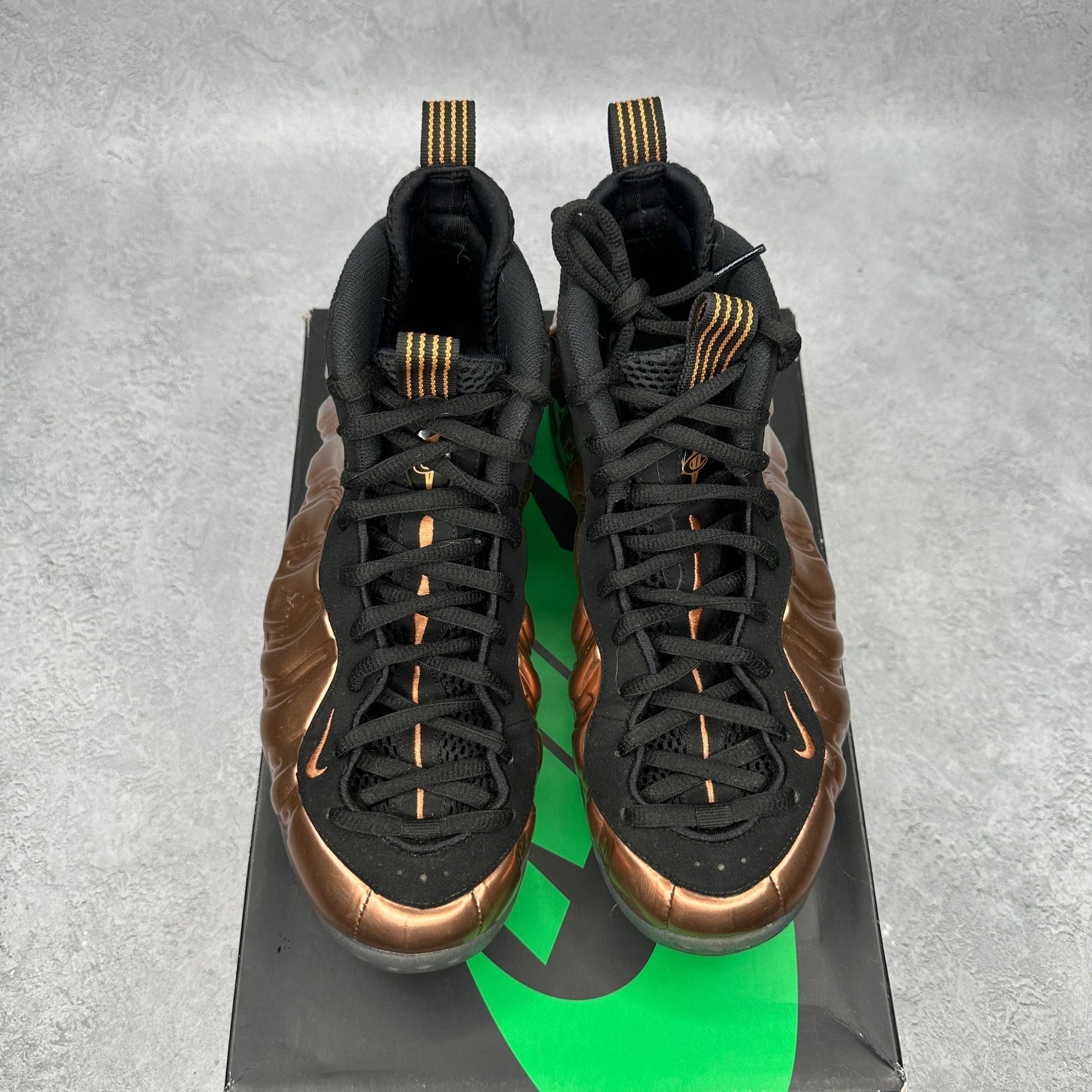 Nike Air Foamposite One Copper (2017) *pre - owned* SIZE 9 - Kicks Collective PA - Nike - 314996-007 - Men's Shoes - 9M/10.5W - Pre - Owned - Missing Lid