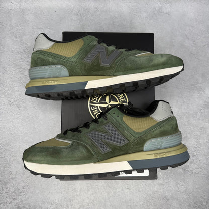 New Balance 574 Legacy Stone Island Dark Green VNDS *pre - owned* SIZE 11 - Kicks Collective PA - New Balance - U574LGIL - Men's Shoes - 11M/12.5W - Pre - Owned