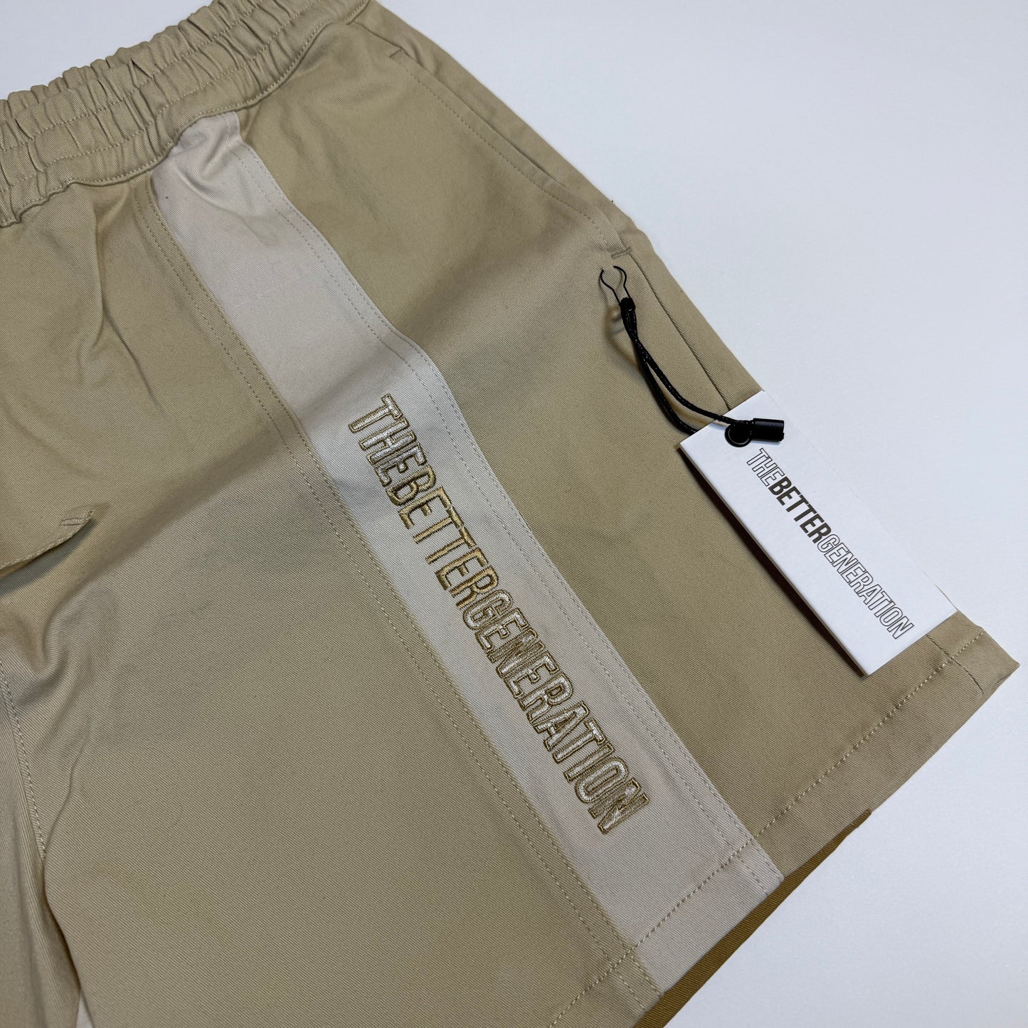 The Better Generation “Who We Are” Khaki Shorts