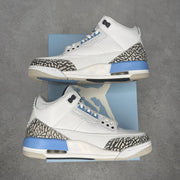 Jordan 3 Retro UNC (2020) *pre-owned* SIZE 9