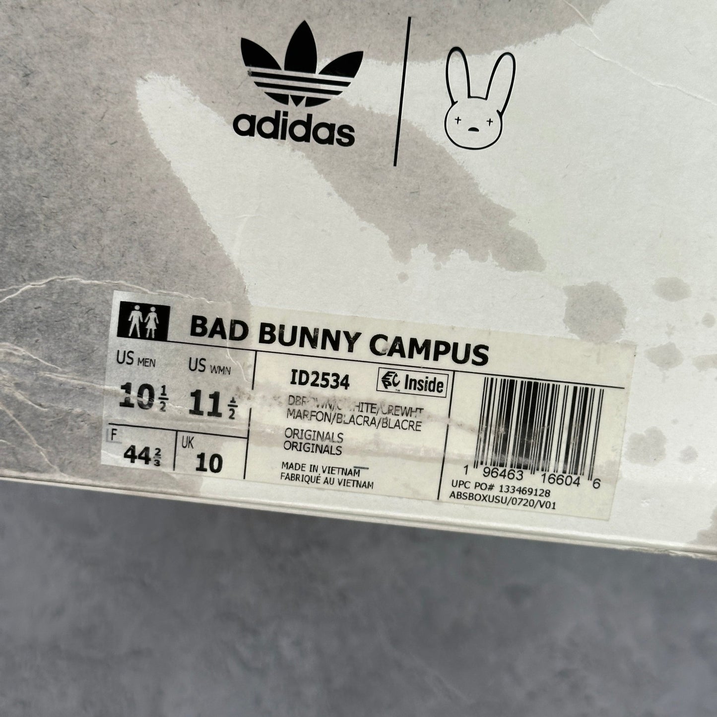 adidas Campus Bad Bunny The Last Campus VNDS *pre - owned* SIZE 10.5 - Kicks Collective PA - adidas - ID2534 - Men's Shoes - 10.5M/12W - Brand New