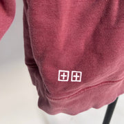 Kith x Ksubi Jonez Hoodie Washed Cabernet pre-owned size Large