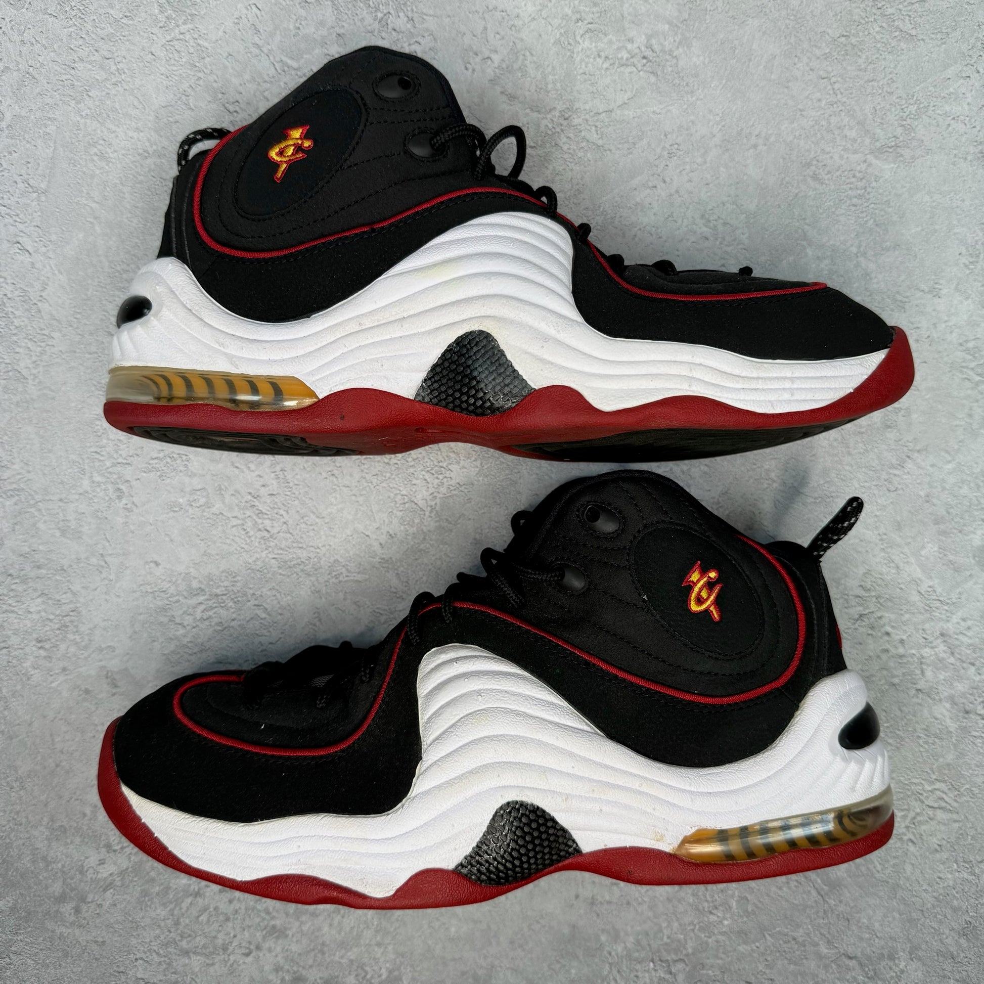 Nike Air Penny II Miami Heat *pre - owned* SIZE 10 - Kicks Collective PA - Nike - 333886 - 002 - Men's Shoes - 10M/11.5W - Pre - Owned