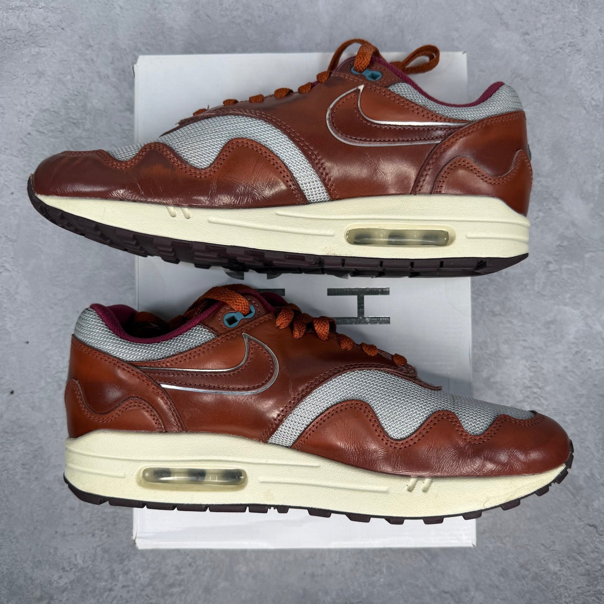 Nike Air Max 1 Patta The Next Wave Dark Russett *pre - owned* SIZE 10 - Kicks Collective PA - Nike - DO9549 - 200 - Men's Shoes - 10M/11.5W - Pre - Owned