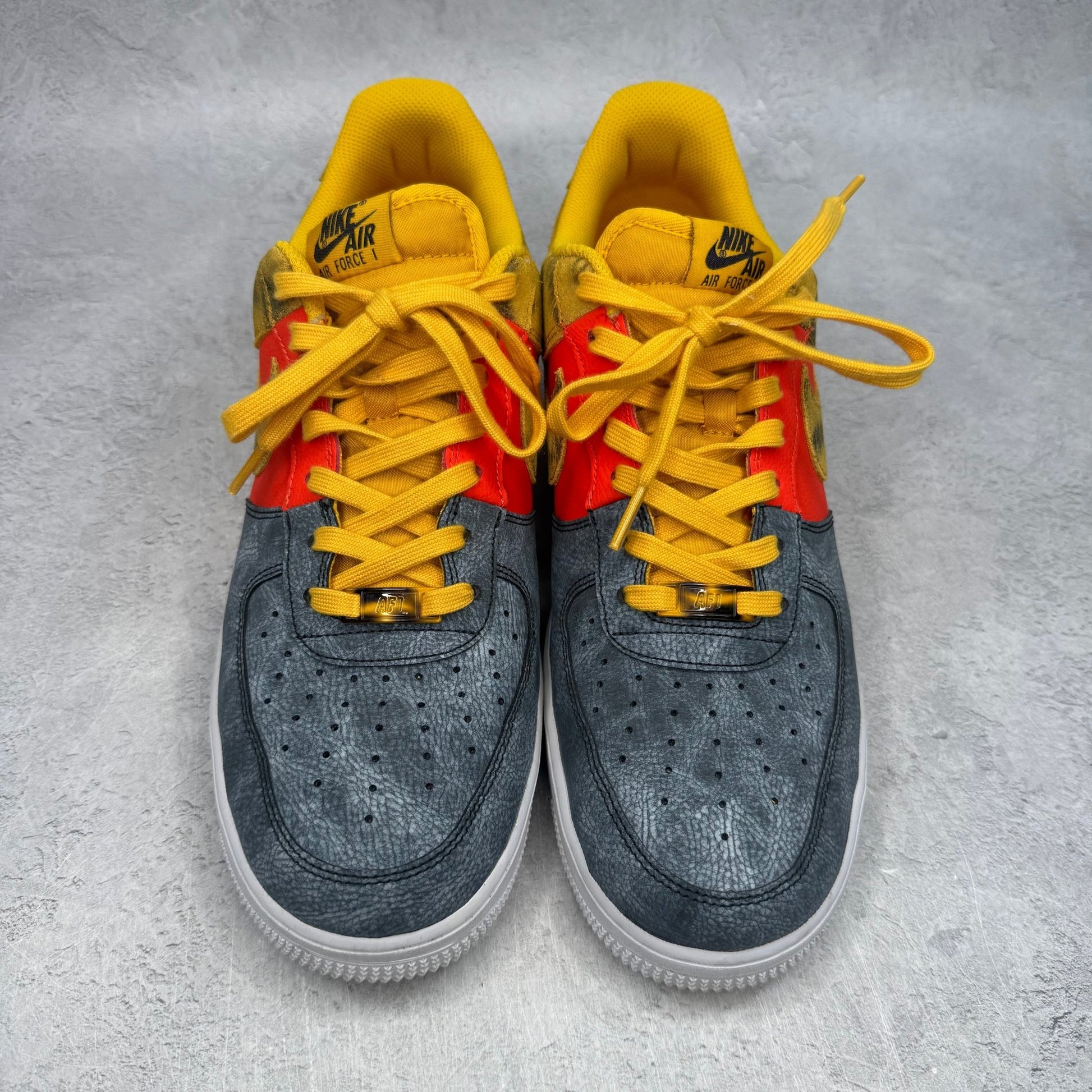Nike Air Force 1 Low Tie Dye Dark Sulphur *pre - owned* SIZE 11 - Kicks Collective PA - Nike - CZ0337-700 - Men's Shoes - 11M/12.5W - Pre - Owned - No Box