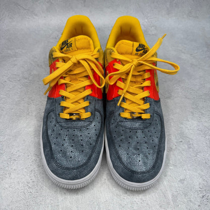 Nike Air Force 1 Low Tie Dye Dark Sulphur *pre - owned* SIZE 11 - Kicks Collective PA - Nike - CZ0337-700 - Men's Shoes - 11M/12.5W - Pre - Owned - No Box