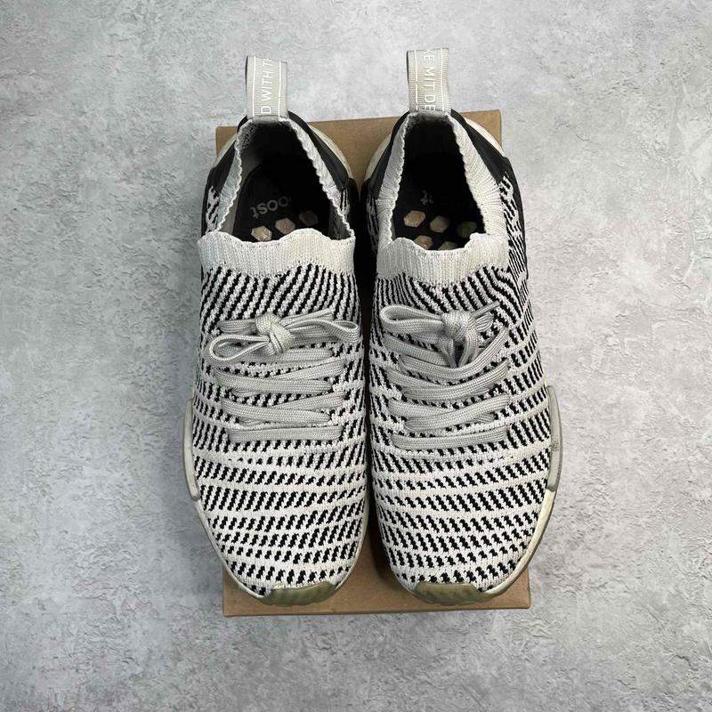adidas NMD R1 STLT Grey Black *pre - owned* SIZE 9 - Kicks Collective PA - adidas - CQ2387 - Men's Shoes - 9M/10.5W - Pre - Owned - Replacement Box