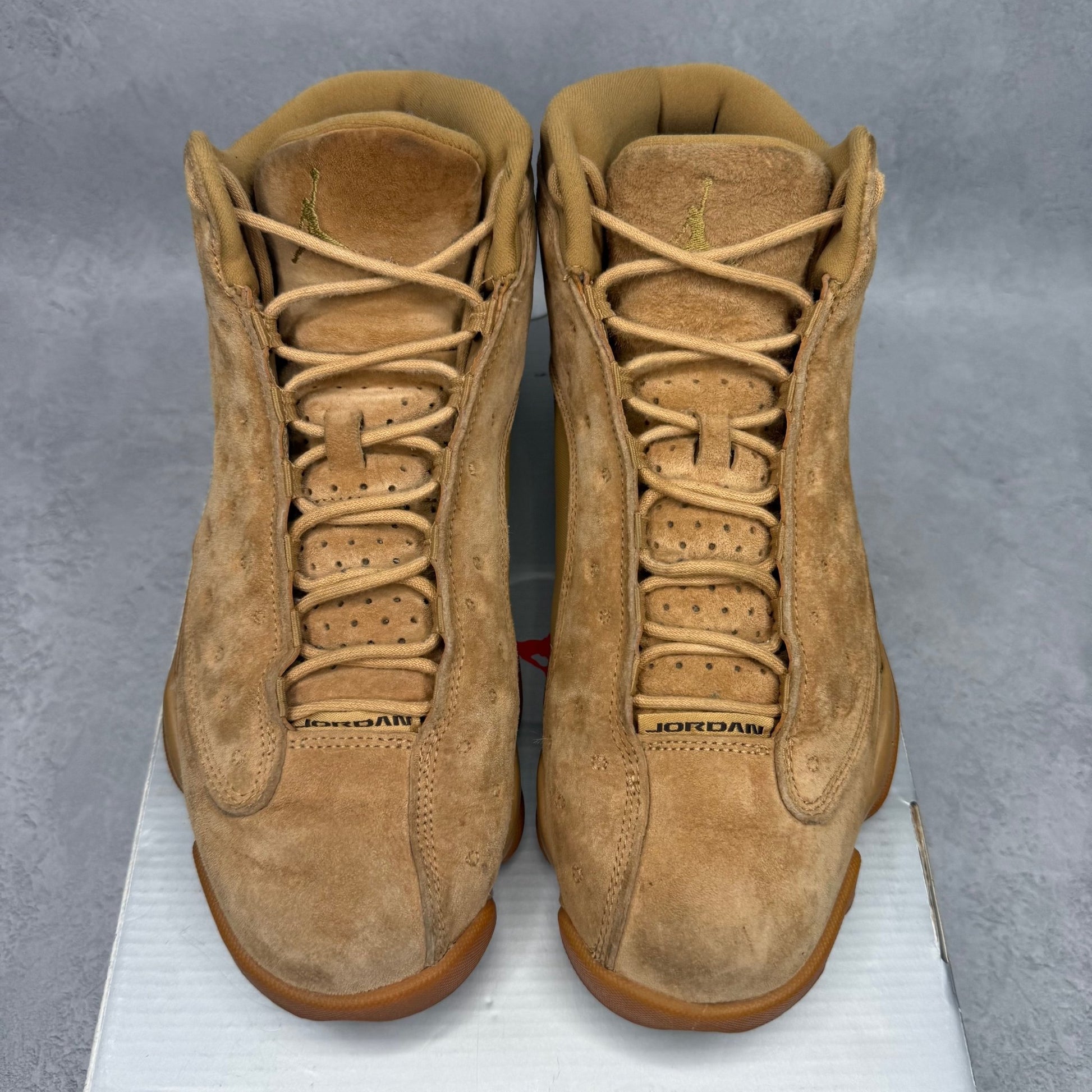 Jordan 13 Retro Wheat *pre - owned* SIZE 10 - Kicks Collective PA - Jordan - 414571-705 - Men's Shoes - 10M/11.5W - Pre - Owned