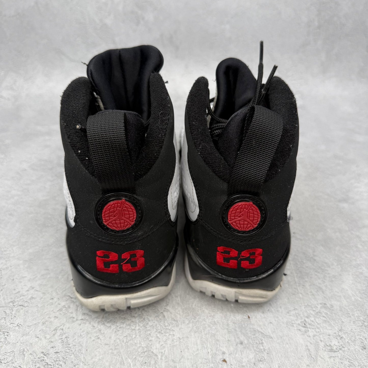 Jordan 9 Retro White Black Red (2010) *pre - owned* SIZE 7.5 - Kicks Collective PA - Jordan - 302370-102 - Men's Shoes - 7.5M/9W - Pre - Owned - No Box