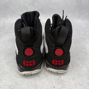 Jordan 9 Retro White Black Red (2010) *pre-owned* SIZE 7.5