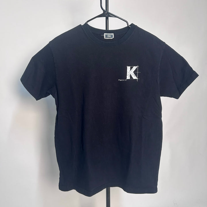 Kith Figure A Laying Down the Foundation Tee Black pre-owned size XLarge
