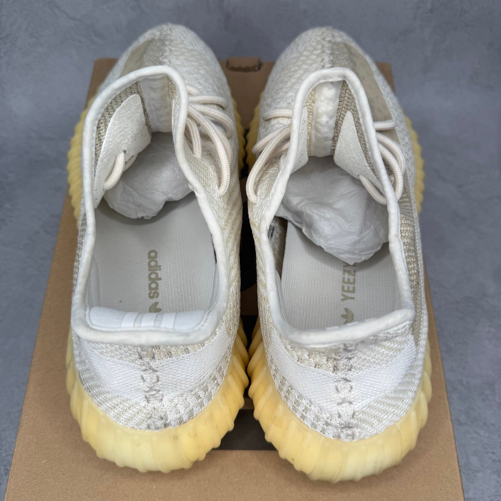 adidas Yeezy Boost 350 V2 Natural *pre - owned* SIZE 11.5 - Kicks Collective PA - adidas - FZ5246 - Men's Shoes - 11.5M/13W - Pre - Owned