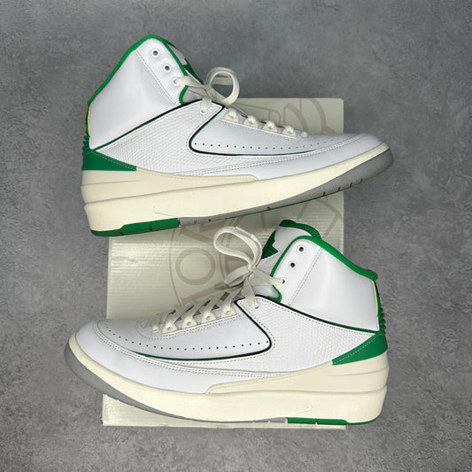 Jordan 2 Retro Lucky Green *pre-owned* SIZE 10.5