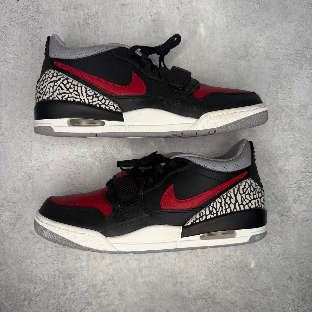 Jordan Legacy 312 Low Bred Cement *pre-owned* SIZE 11