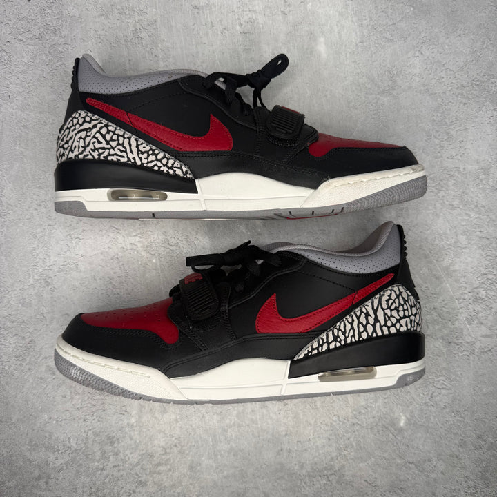 Jordan Legacy 312 Low Bred Cement *pre-owned* SIZE 11