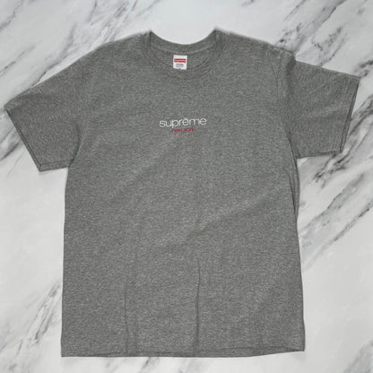 Supreme Classic Logo Tee Heather Grey - Kicks Collective PA - Supreme - SUPREME-2O3UYM4P - Apparel - M - Brand New - No Box