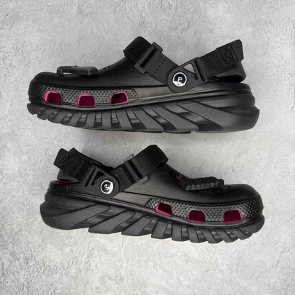 Crocs Duet Max 2 Clog Post Malone Black *pre-owned* SIZE 5