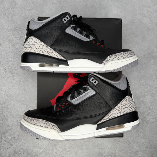 Jordan 3 Retro OG Black Cement (2024) *pre - owned* SIZE 10 - Kicks Collective PA - Jordan - DN3707-010 - Men's Shoes - 10M/11.5W - Pre - Owned
