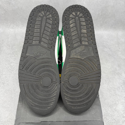 Jordan 1 Mid Lucky Green *pre - owned* SIZE 12 - Kicks Collective PA - Jordan - DQ8426-301 - Men's Shoes - 12M/13.5W - Pre - Owned - Original Box (Damaged)