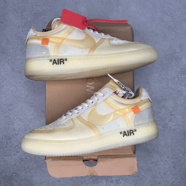 Nike Air Force 1 Low Off - White *pre - owned* SIZE 13 - Kicks Collective PA - Nike - AO4606-100 - Men's Shoes - 13M/14.5W - Pre - Owned