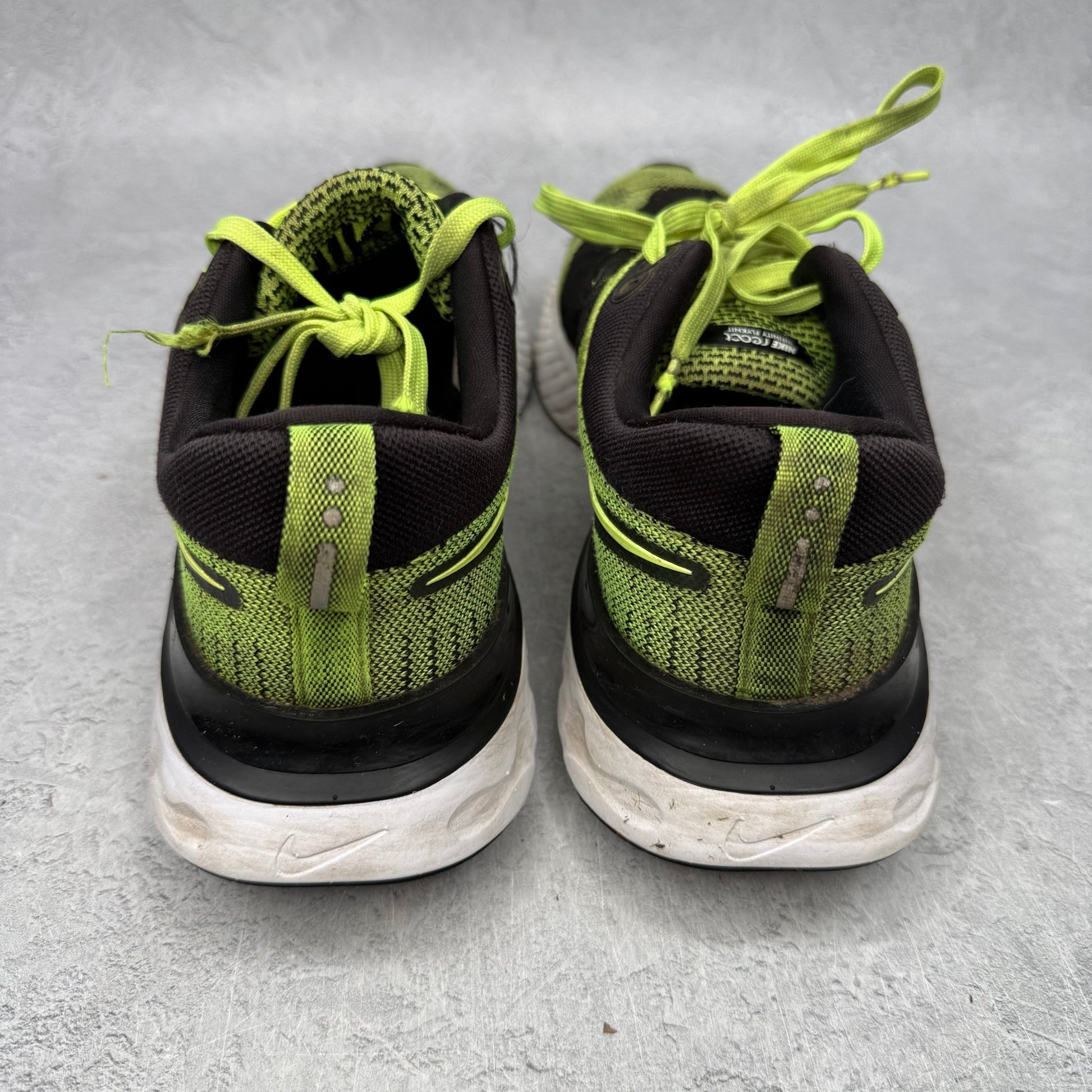 Nike React Infinity Run Flyknit 2 Volt Black *pre - owned* SIZE 10.5 - Kicks Collective PA - Nike - CT2357-700 - Men's Shoes - 10.5M/12W - Pre - Owned - No Box