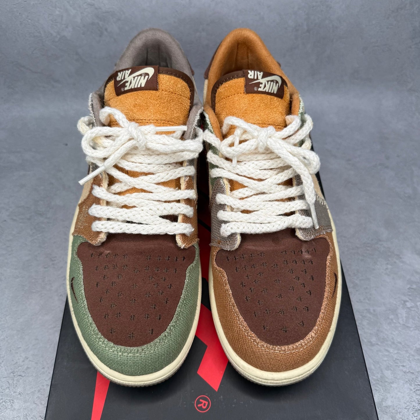 Jordan 1 Retro Low OG Zion Williamson Voodoo *pre - owned* SIZE 10 - Kicks Collective PA - Jordan - DZ7292-200 - Men's Shoes - 10M/11.5W - Pre - Owned