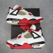 Jordan 4 Retro Fire Red (2020) *pre - owned* SIZE 8.5 - Kicks Collective PA - Jordan - DC7770-160 - Men's Shoes - 8.5M/10W - Pre - Owned - Original Box (Damaged)