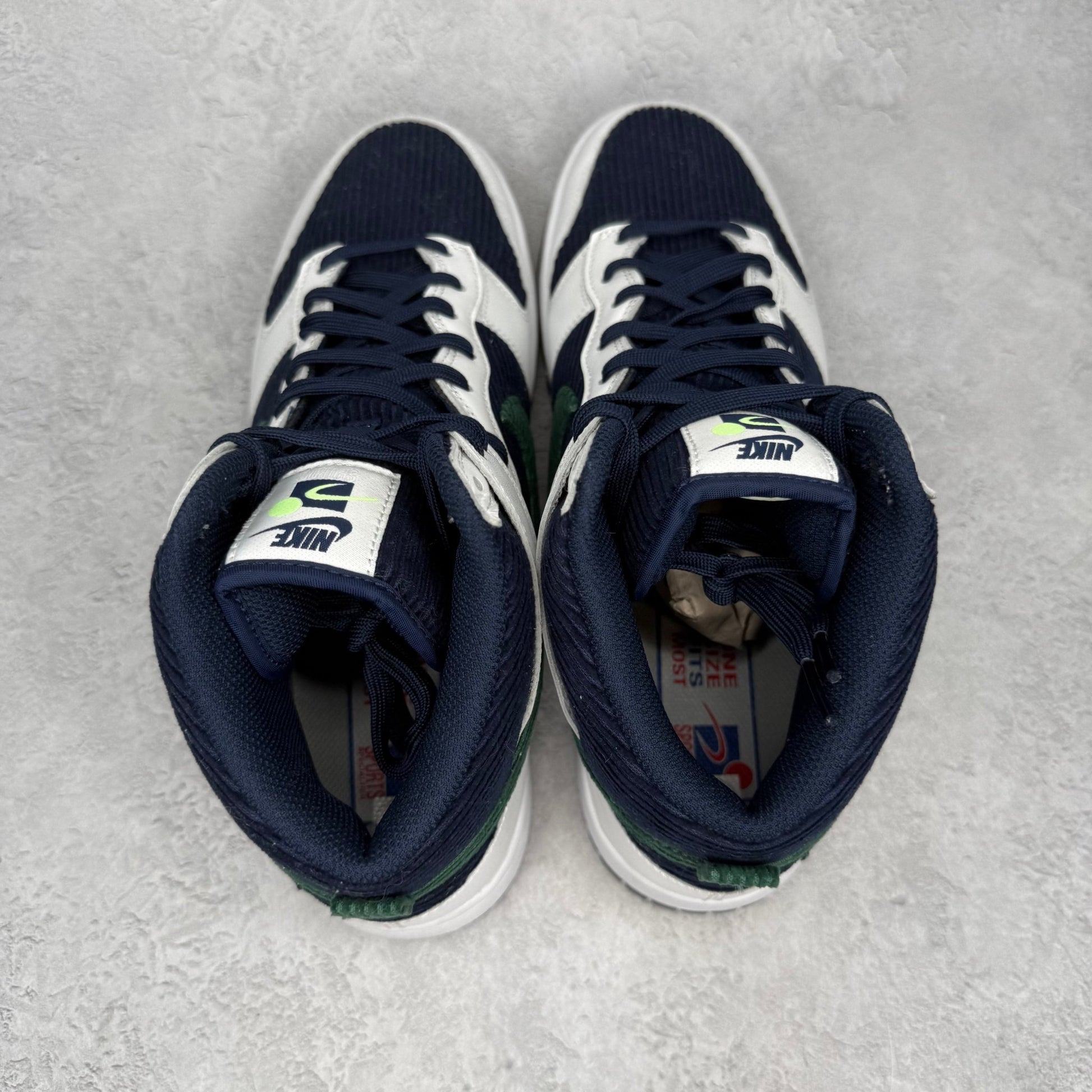 Nike Dunk High Sports Specialties White Navy *pre - owned* SIZE 11 - Kicks Collective PA - Nike - DH0953 - 400 - Men's Shoes - 11M/12.5W - Pre - Owned
