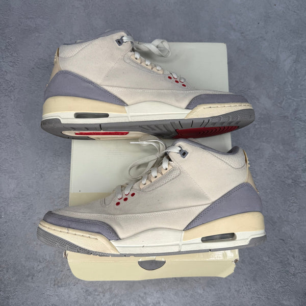 Jordan 3 Retro Muslin *pre - owned* SIZE 11 - Kicks Collective PA - Jordan - DH7139-100 - Men's Shoes - 11M/12.5W - Pre - Owned