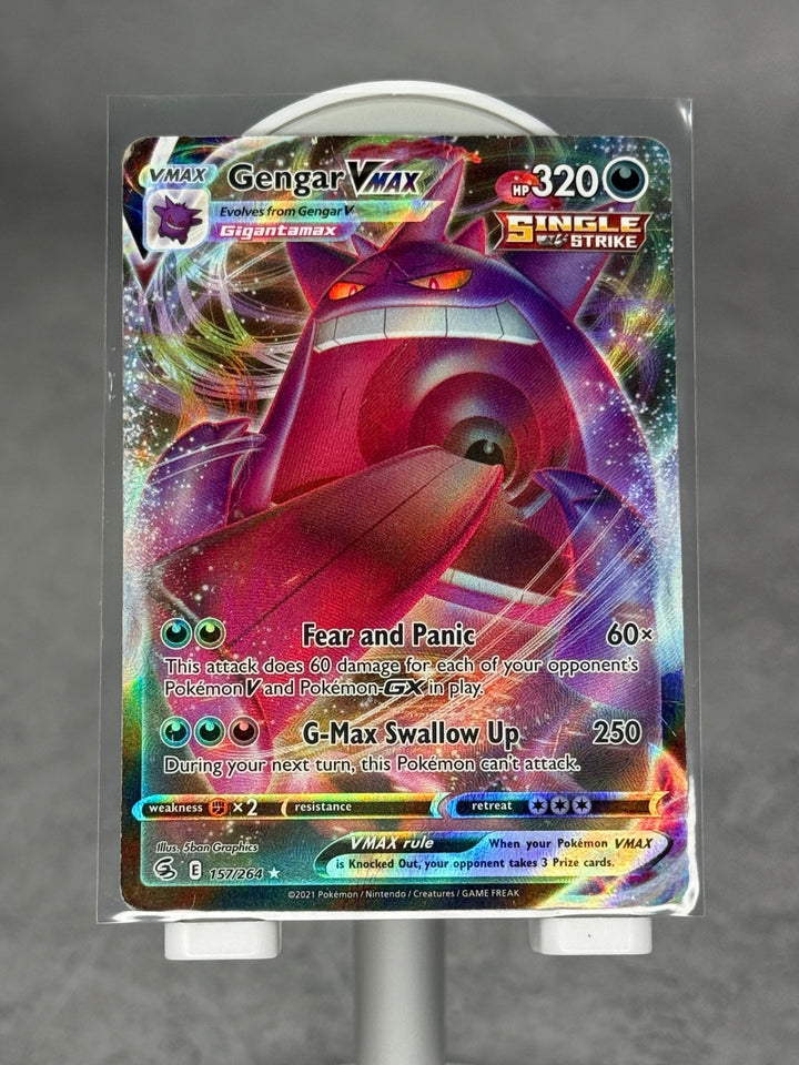 Gengar VMAX 157/264 - SWSH08: Fusion Strike (SWSH08) - Kicks Collective PA - POKEMON - POKEMON SINGLES - Accessories - OS - Brand New - No Box