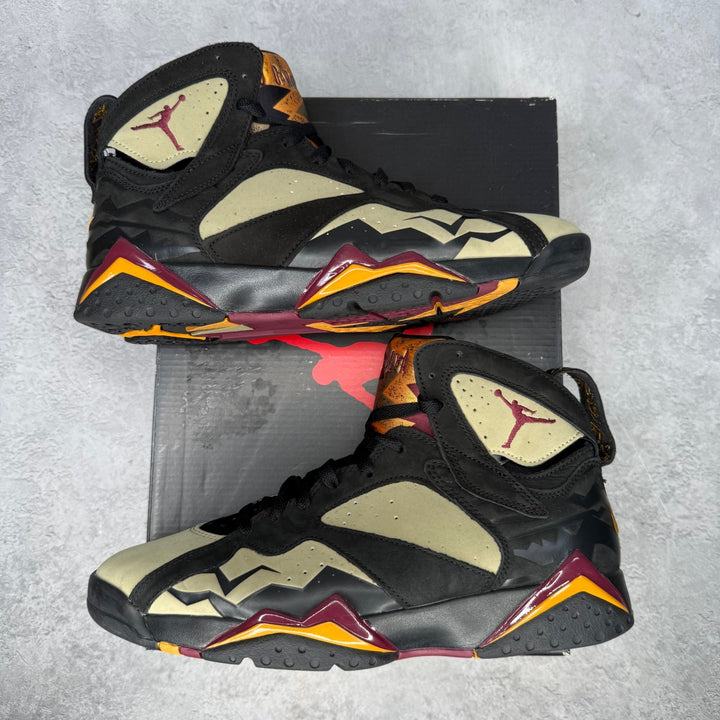 Jordan 7 Retro Black Olive pre-owned size 10.5 - Kicks Collective PA - Jordan - DN9782-001 - Men's Shoes - 10.5M/12W - Pre-Owned