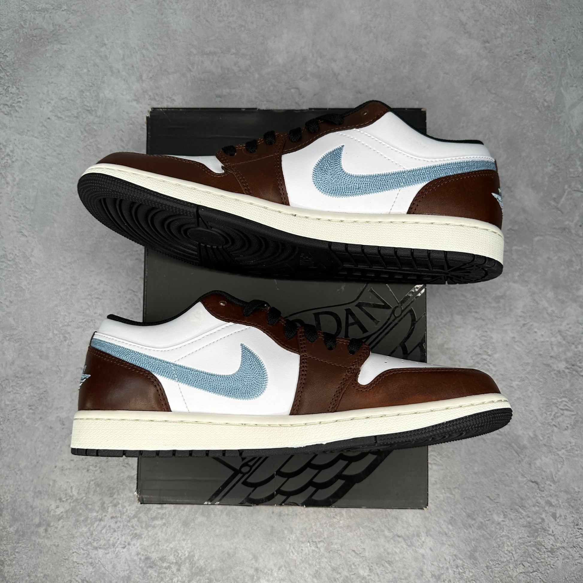 Jordan 1 Retro Low SE Brown Blue Grey - Kicks Collective PA - Jordan - FQ7832 - 142 - Men's Shoes - 10M/11.5W - Brand New