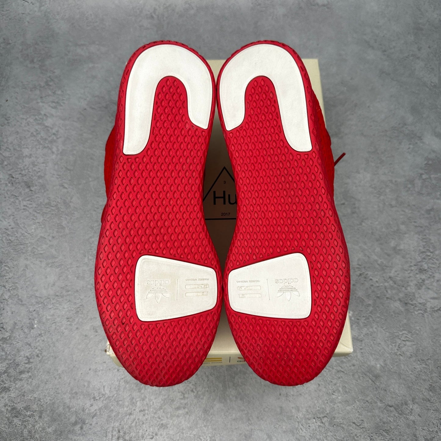 adidas Tennis Hu Pharrell Solid Scarlet *pre - owned* SIZE 9.5 - Kicks Collective PA - adidas - BY8720 - Men's Shoes - 9.5M/11W - Pre - Owned