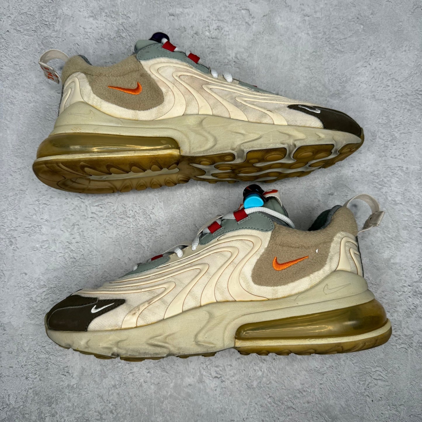 Nike Air Max 270 React ENG Travis Scott Cactus Trails *pre - owned* SIZE 8 - Kicks Collective PA - Nike - CT2864-200 - Men's Shoes - 8M/9.5W - Pre - Owned - No Box