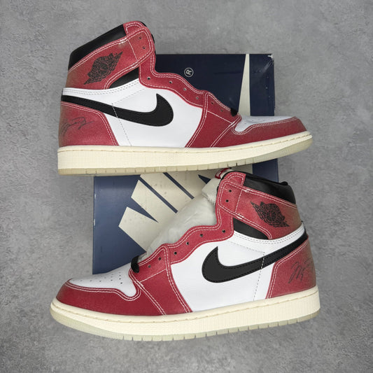 Jordan 1 Retro High Trophy Room Chicago (Friends and Family) (W/ Blue Laces) - Kicks Collective PA - Jordan - DA2728-100 - Men's Shoes - 10M/11.5W - Brand New - Original Box (Damaged)