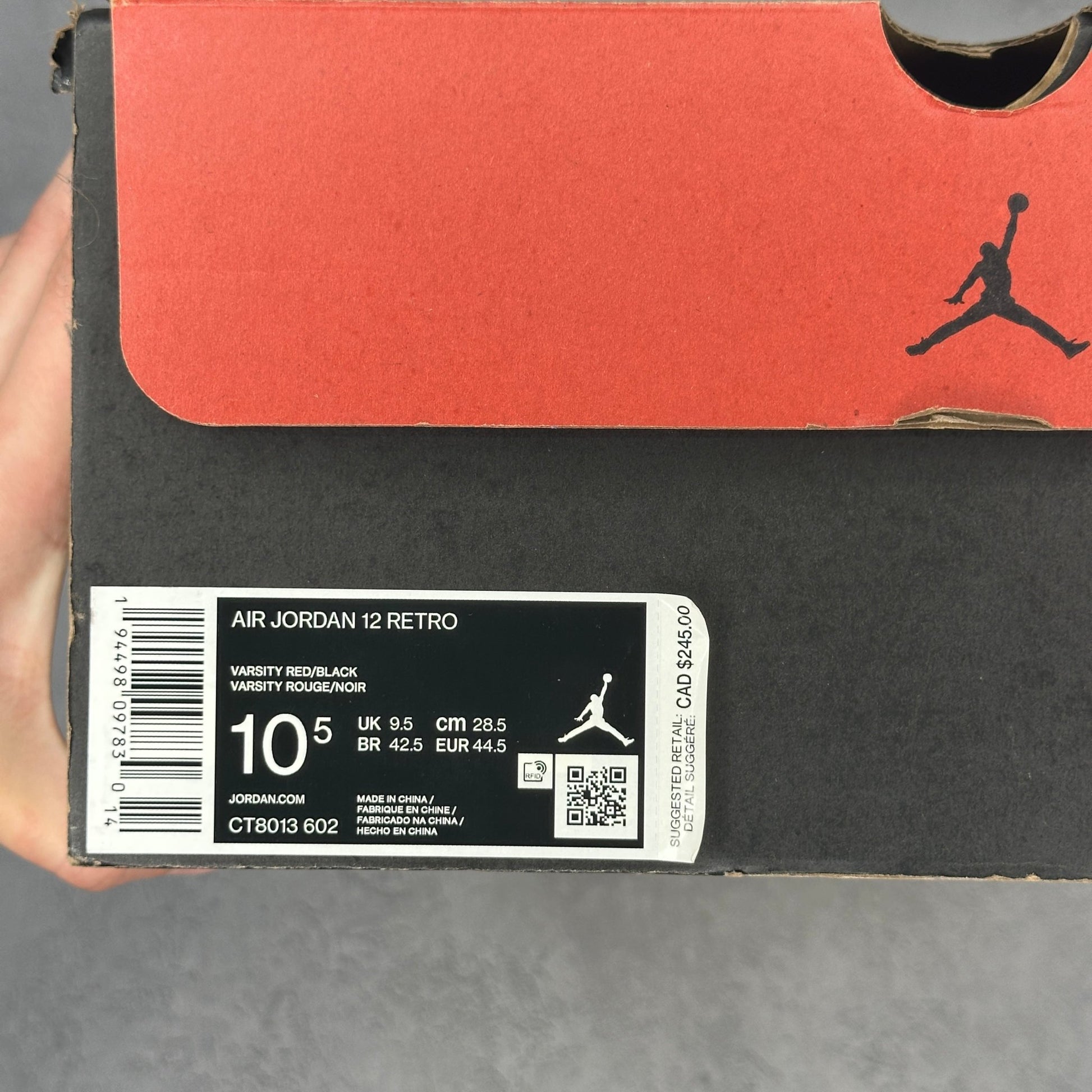 Jordan 12 Retro Reverse Flu Game *pre - owned* SIZE 10.5 - Kicks Collective PA - Jordan - CT8013 - 602 - Men's Shoes - 10.5M/12W - Pre - Owned