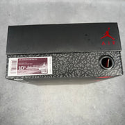 Jordan 3 Retro Tinker Black Cement Gold *pre-owned* SIZE 10.5