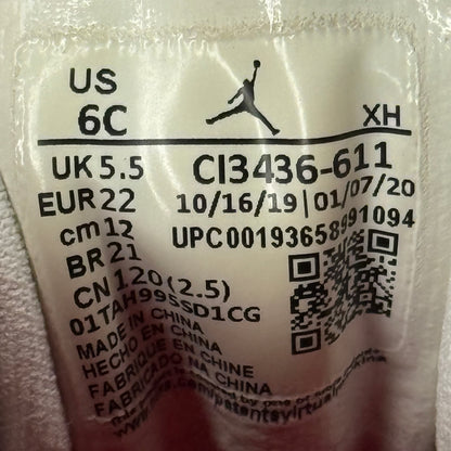 Jordan 1 Low Alt Gym Red White (TD) *pre-owned* SIZE 6C